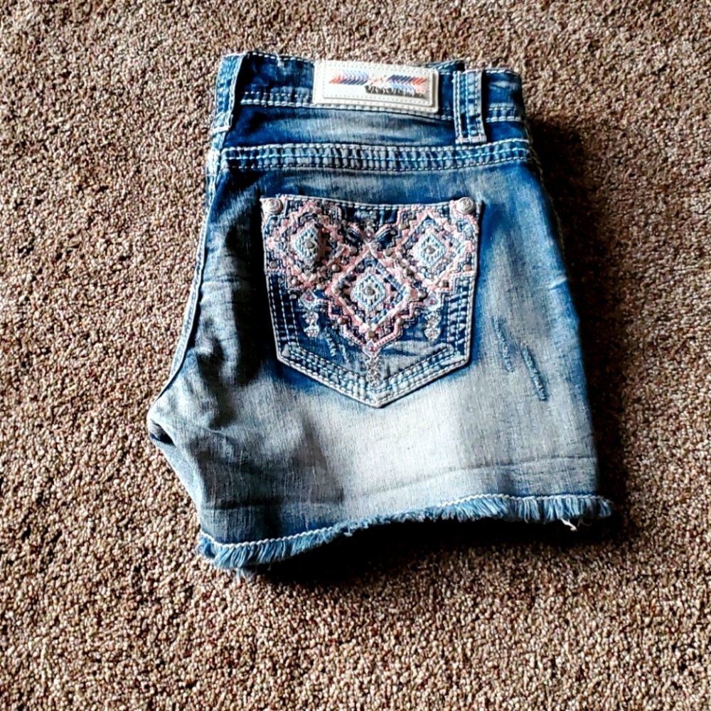 Grace in LA Jean bling Shorts